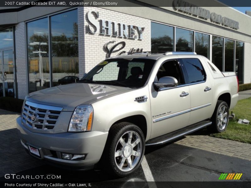 Quicksilver / Ebony/Ebony 2007 Cadillac Escalade EXT AWD