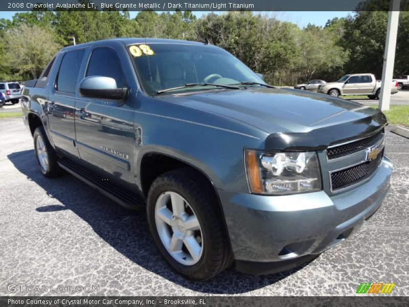 Blue Granite Metallic / Dark Titanium/Light Titanium 2008 Chevrolet Avalanche LT
