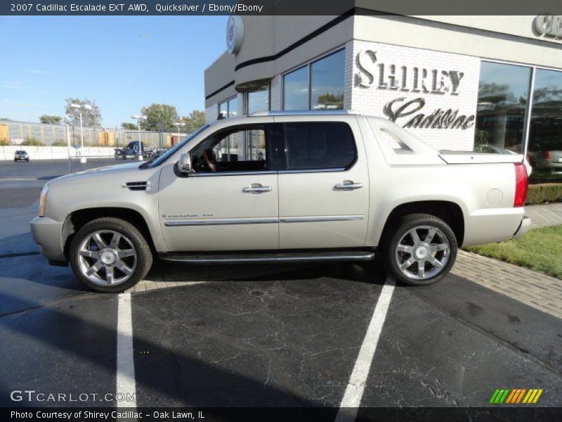 Quicksilver / Ebony/Ebony 2007 Cadillac Escalade EXT AWD
