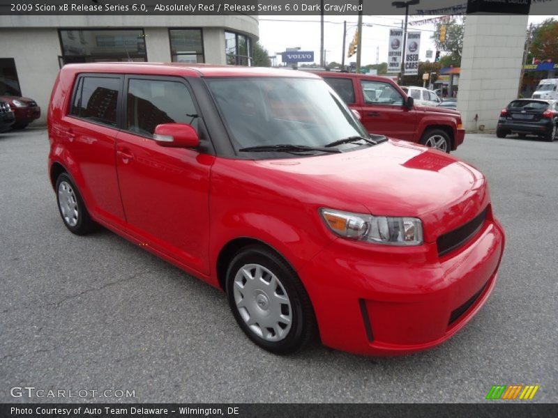 Absolutely Red / Release Series 6.0 Dark Gray/Red 2009 Scion xB Release Series 6.0