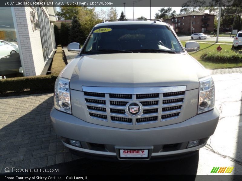 Quicksilver / Ebony/Ebony 2007 Cadillac Escalade EXT AWD
