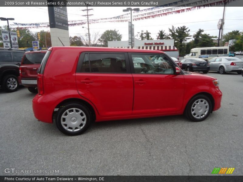 Absolutely Red / Release Series 6.0 Dark Gray/Red 2009 Scion xB Release Series 6.0