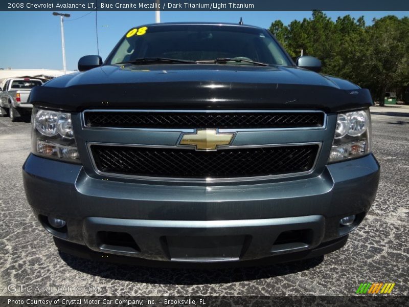 Blue Granite Metallic / Dark Titanium/Light Titanium 2008 Chevrolet Avalanche LT