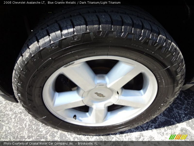 Blue Granite Metallic / Dark Titanium/Light Titanium 2008 Chevrolet Avalanche LT