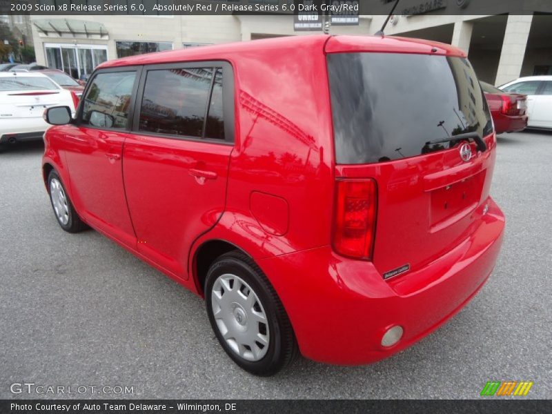 Absolutely Red / Release Series 6.0 Dark Gray/Red 2009 Scion xB Release Series 6.0