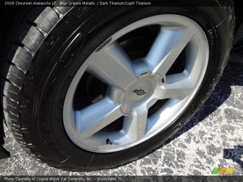 Blue Granite Metallic / Dark Titanium/Light Titanium 2008 Chevrolet Avalanche LT