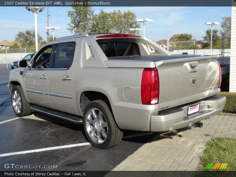 Quicksilver / Ebony/Ebony 2007 Cadillac Escalade EXT AWD