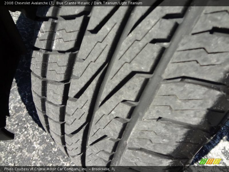Blue Granite Metallic / Dark Titanium/Light Titanium 2008 Chevrolet Avalanche LT