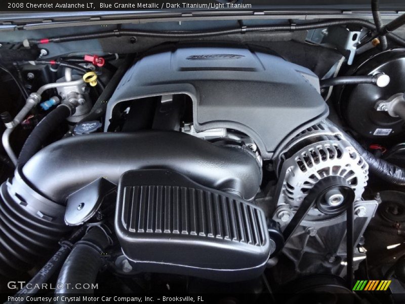 Blue Granite Metallic / Dark Titanium/Light Titanium 2008 Chevrolet Avalanche LT