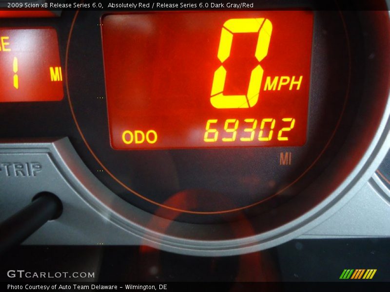 Absolutely Red / Release Series 6.0 Dark Gray/Red 2009 Scion xB Release Series 6.0