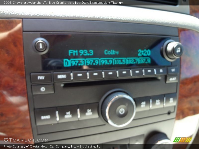 Blue Granite Metallic / Dark Titanium/Light Titanium 2008 Chevrolet Avalanche LT