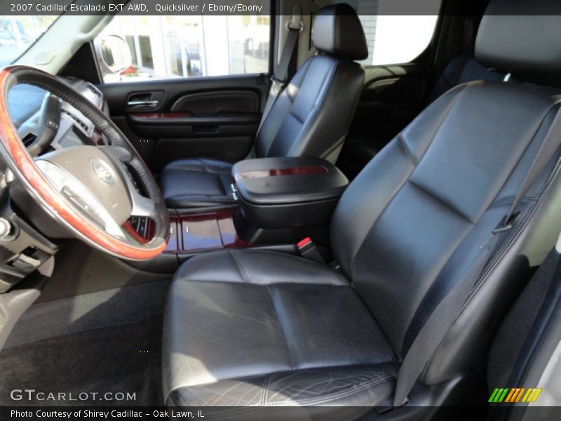 Quicksilver / Ebony/Ebony 2007 Cadillac Escalade EXT AWD