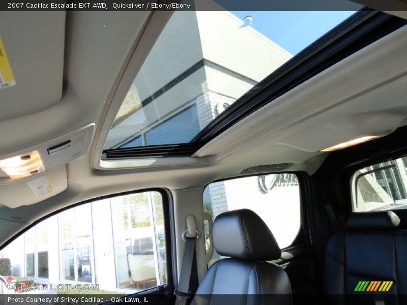 Quicksilver / Ebony/Ebony 2007 Cadillac Escalade EXT AWD