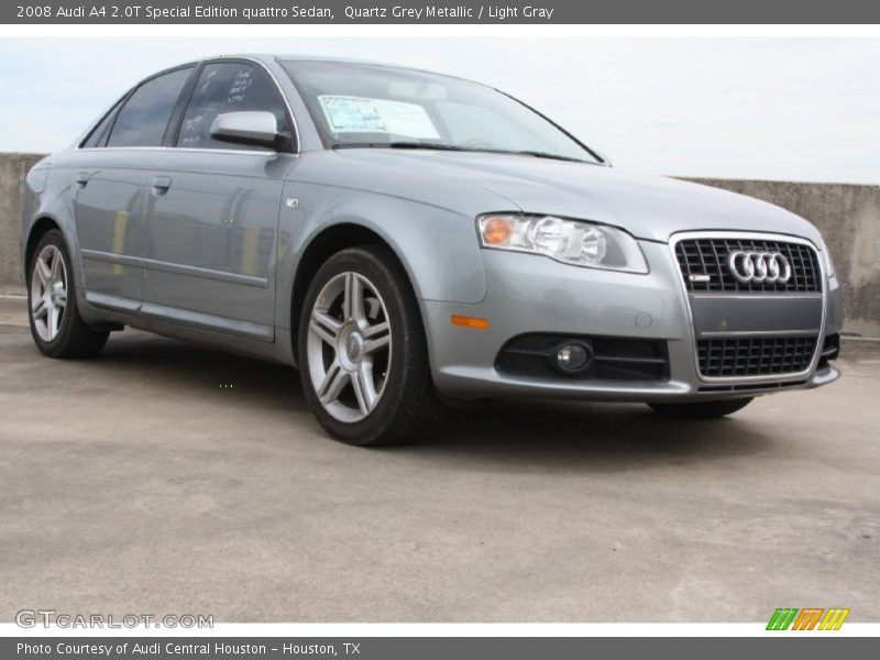 Quartz Grey Metallic / Light Gray 2008 Audi A4 2.0T Special Edition quattro Sedan