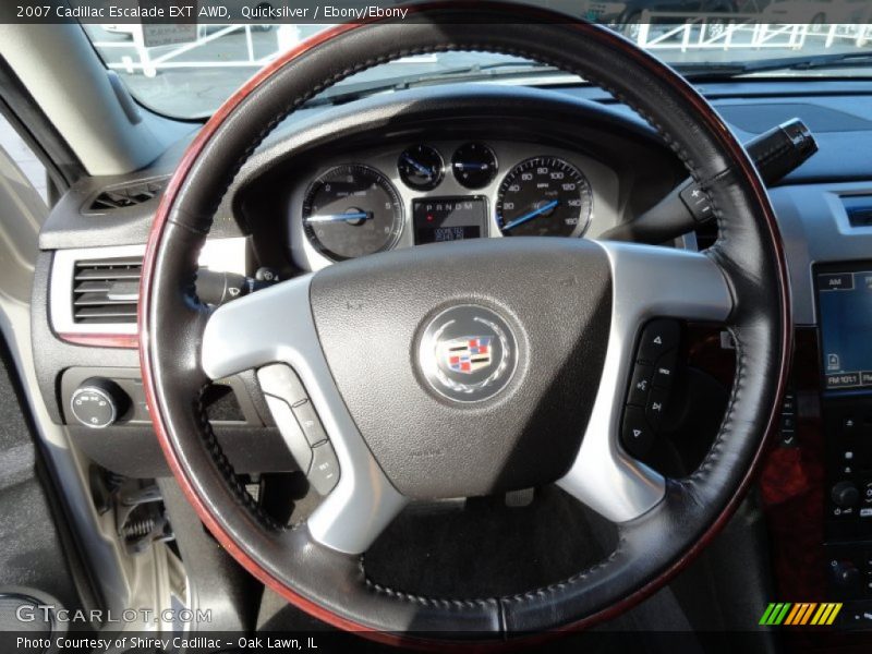 Quicksilver / Ebony/Ebony 2007 Cadillac Escalade EXT AWD