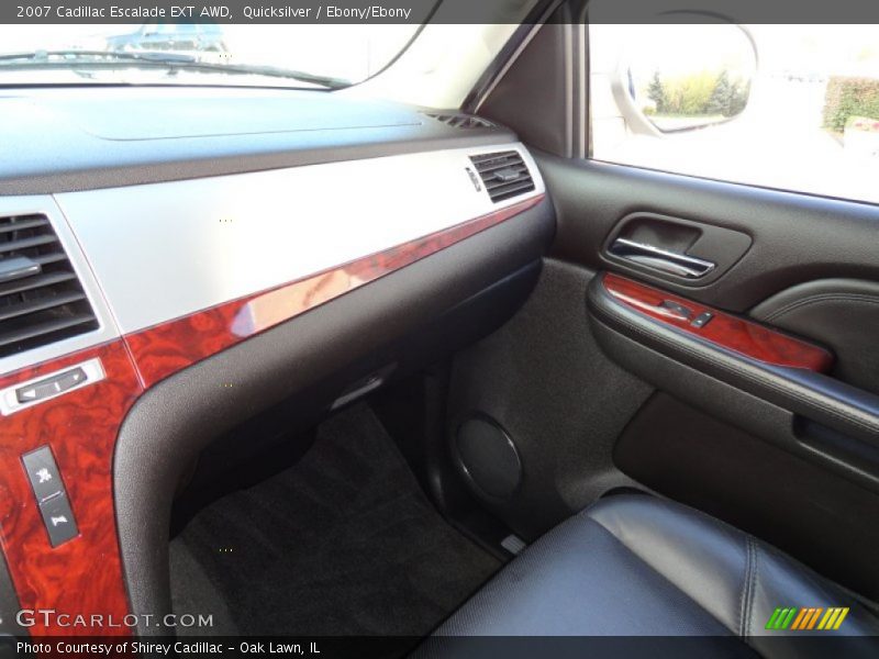 Quicksilver / Ebony/Ebony 2007 Cadillac Escalade EXT AWD