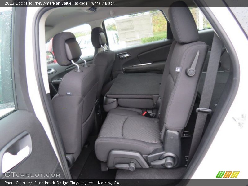 White / Black 2013 Dodge Journey American Value Package