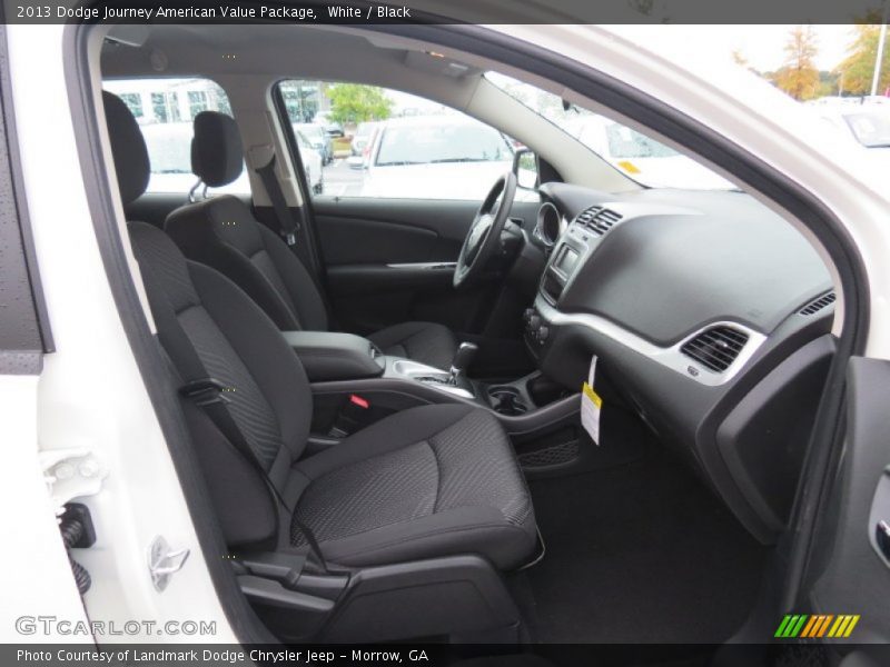 White / Black 2013 Dodge Journey American Value Package