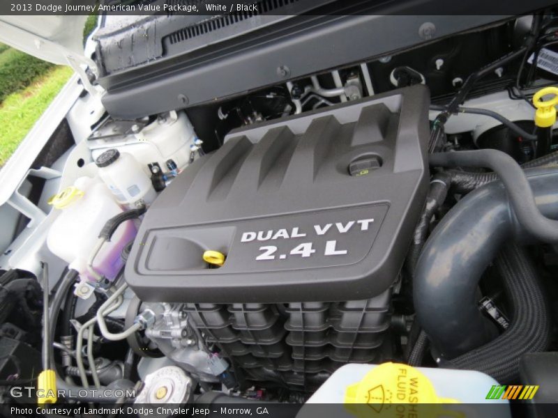 White / Black 2013 Dodge Journey American Value Package