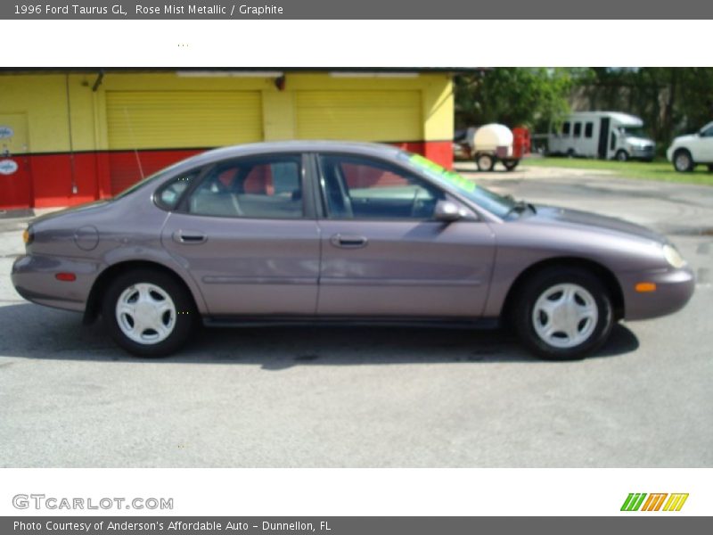 Rose Mist Metallic / Graphite 1996 Ford Taurus GL