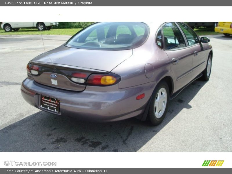 Rose Mist Metallic / Graphite 1996 Ford Taurus GL