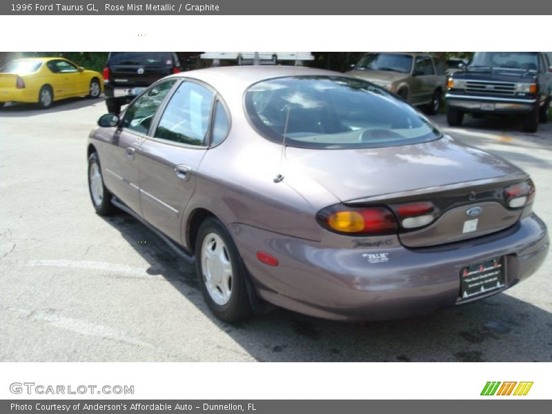 Rose Mist Metallic / Graphite 1996 Ford Taurus GL