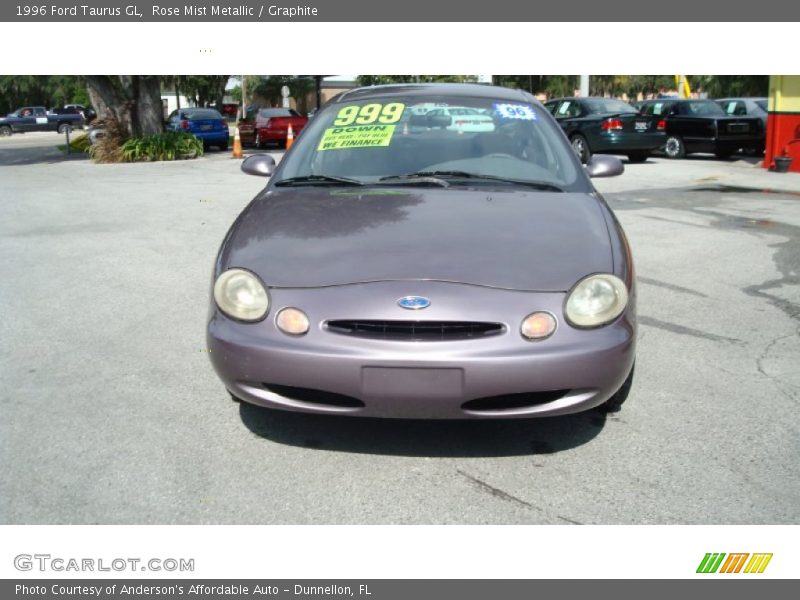 Rose Mist Metallic / Graphite 1996 Ford Taurus GL