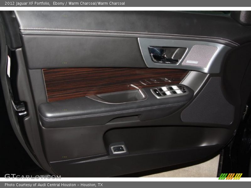Ebony / Warm Charcoal/Warm Charcoal 2012 Jaguar XF Portfolio