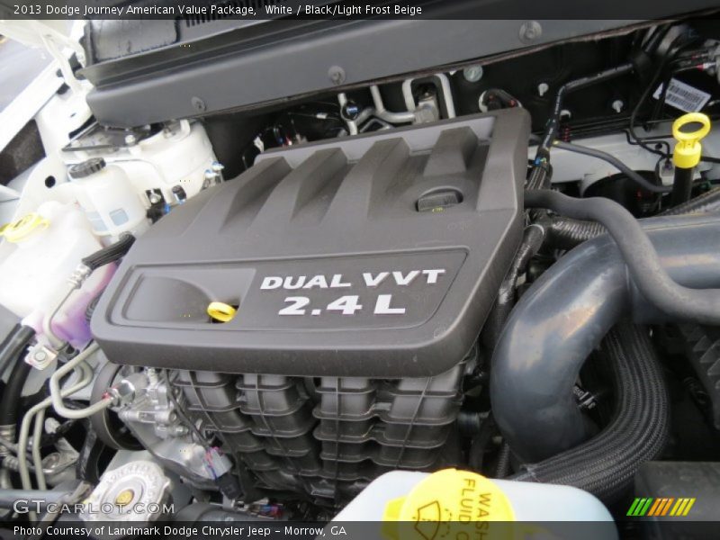 White / Black/Light Frost Beige 2013 Dodge Journey American Value Package