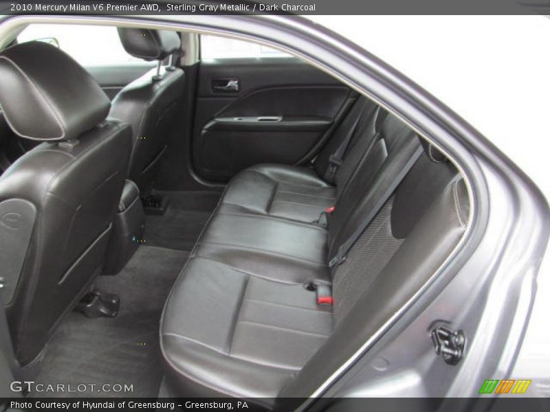 Rear Seat of 2010 Milan V6 Premier AWD