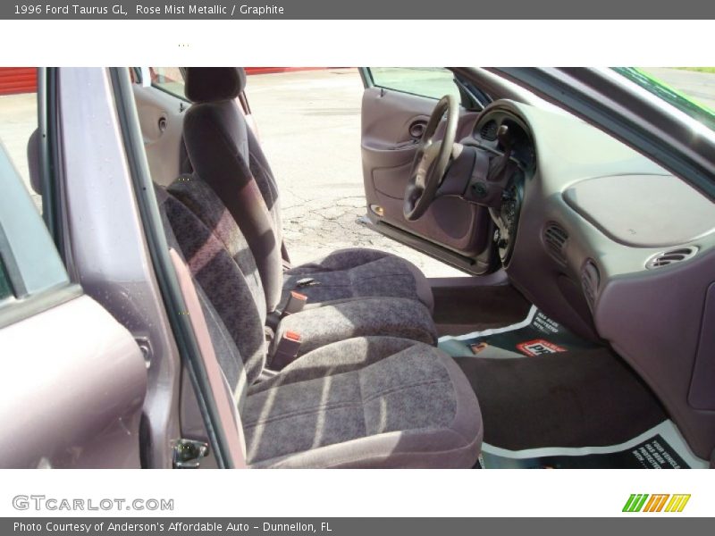 Rose Mist Metallic / Graphite 1996 Ford Taurus GL