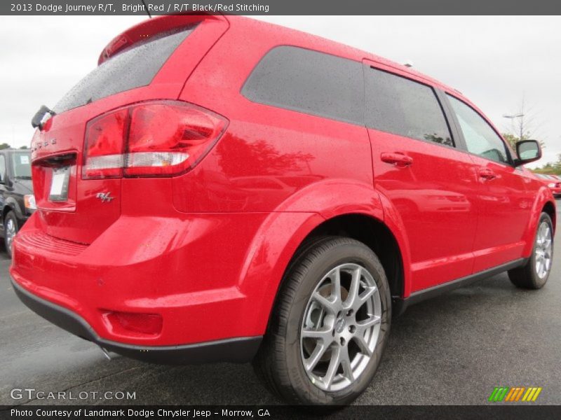 Bright Red / R/T Black/Red Stitching 2013 Dodge Journey R/T