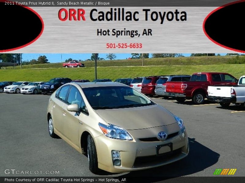 Sandy Beach Metallic / Bisque 2011 Toyota Prius Hybrid II
