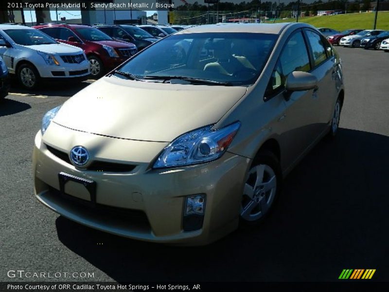 Sandy Beach Metallic / Bisque 2011 Toyota Prius Hybrid II
