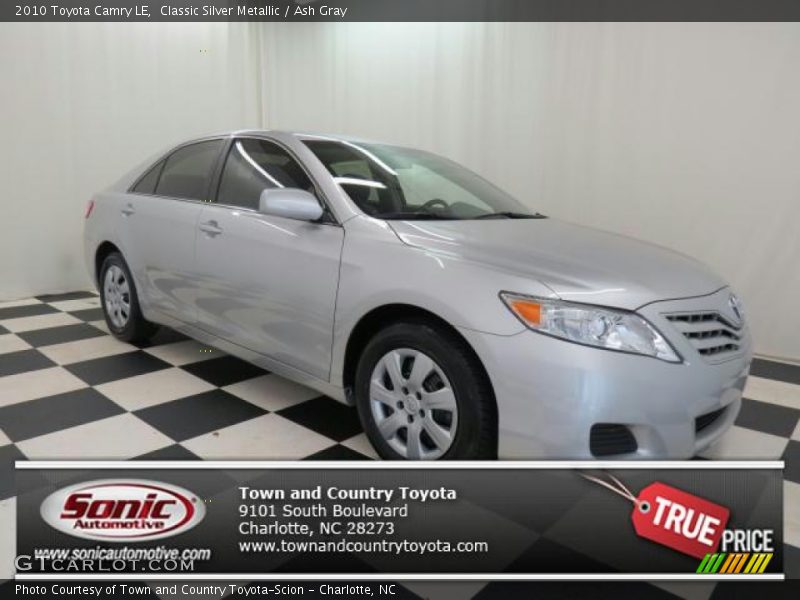 Classic Silver Metallic / Ash Gray 2010 Toyota Camry LE