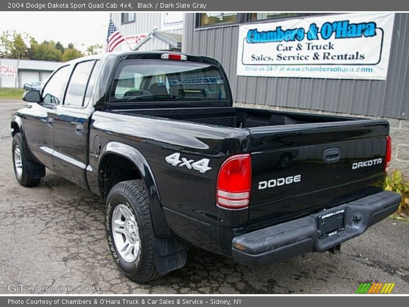 Black / Dark Slate Gray 2004 Dodge Dakota Sport Quad Cab 4x4