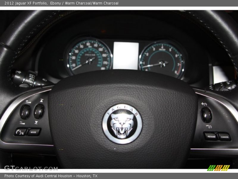 Ebony / Warm Charcoal/Warm Charcoal 2012 Jaguar XF Portfolio