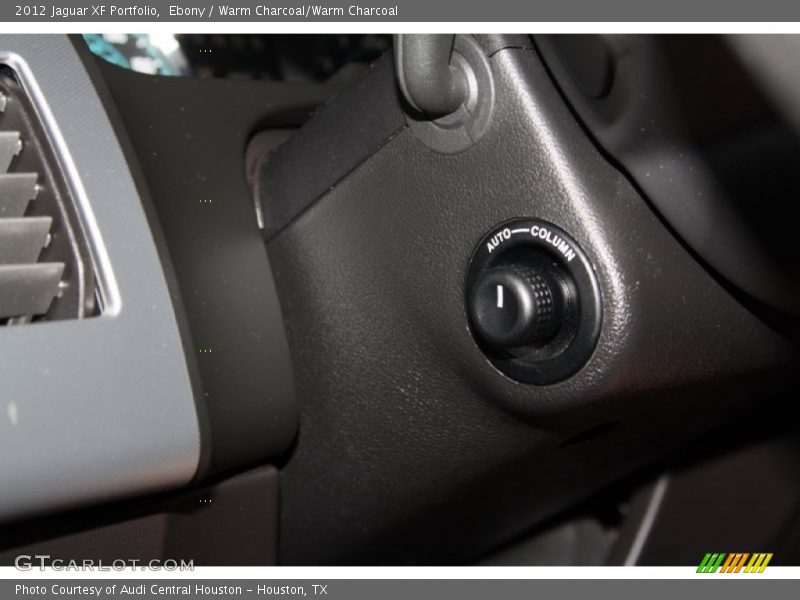Ebony / Warm Charcoal/Warm Charcoal 2012 Jaguar XF Portfolio