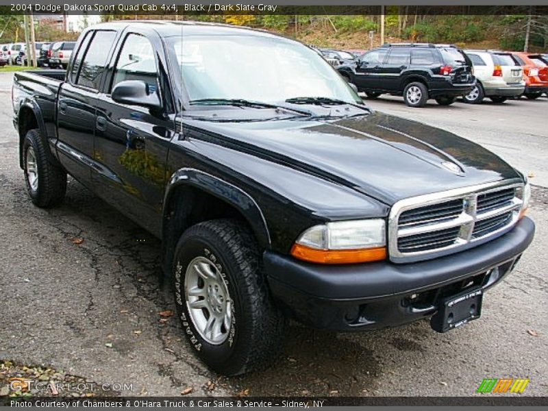 Black / Dark Slate Gray 2004 Dodge Dakota Sport Quad Cab 4x4