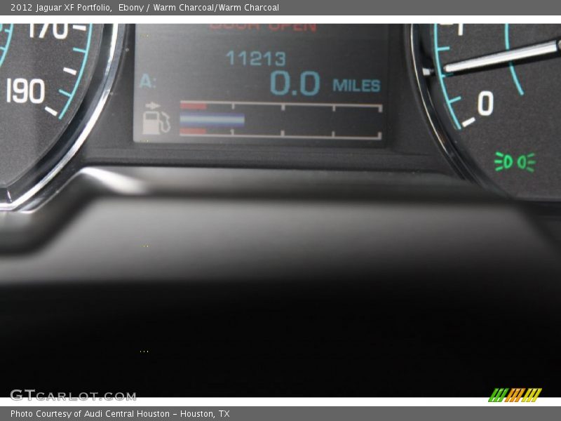 Ebony / Warm Charcoal/Warm Charcoal 2012 Jaguar XF Portfolio