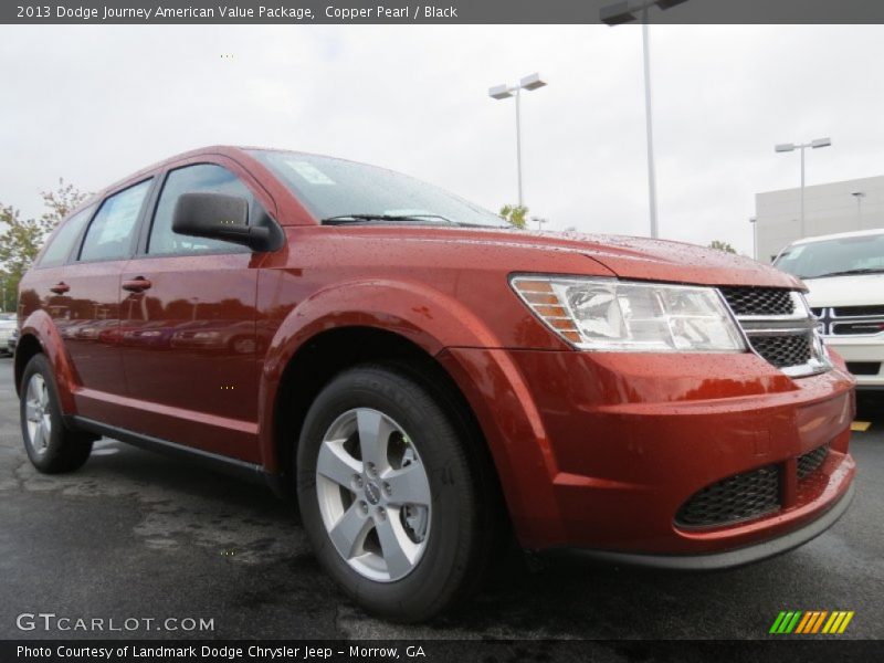 Copper Pearl / Black 2013 Dodge Journey American Value Package