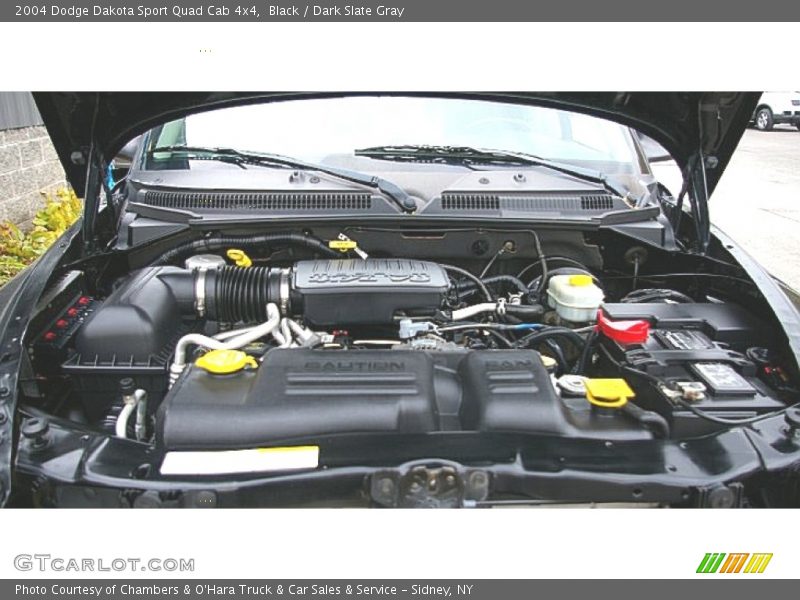Black / Dark Slate Gray 2004 Dodge Dakota Sport Quad Cab 4x4