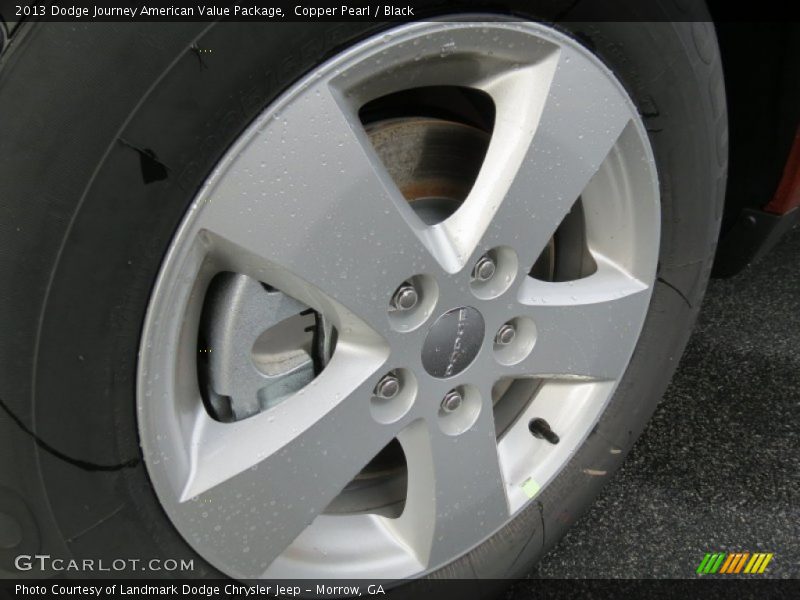 Copper Pearl / Black 2013 Dodge Journey American Value Package
