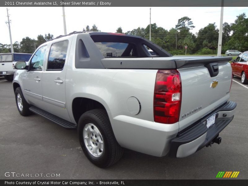 Sheer Silver Metallic / Ebony 2011 Chevrolet Avalanche LS