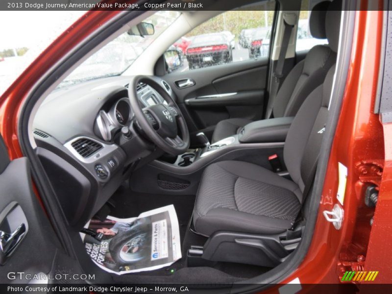Copper Pearl / Black 2013 Dodge Journey American Value Package