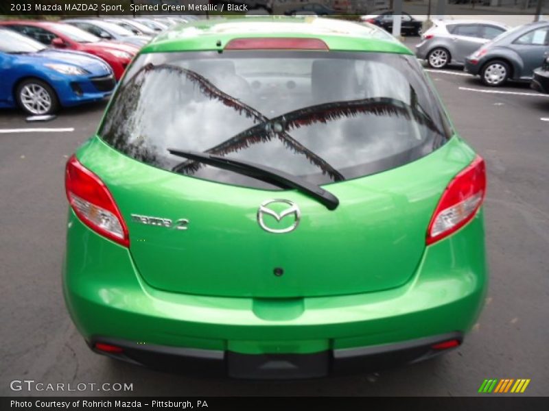 Spirted Green Metallic / Black 2013 Mazda MAZDA2 Sport