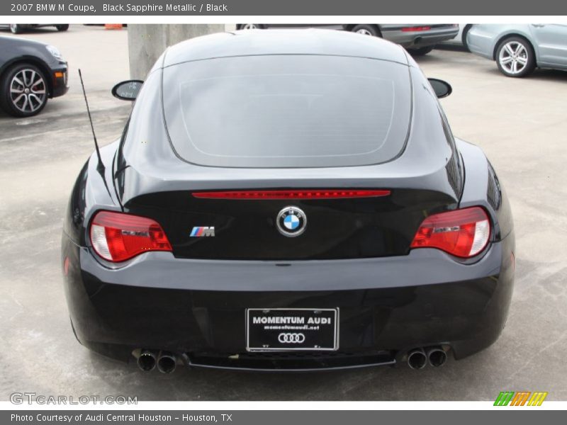 Black Sapphire Metallic / Black 2007 BMW M Coupe