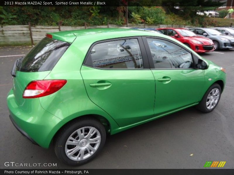 Spirted Green Metallic / Black 2013 Mazda MAZDA2 Sport