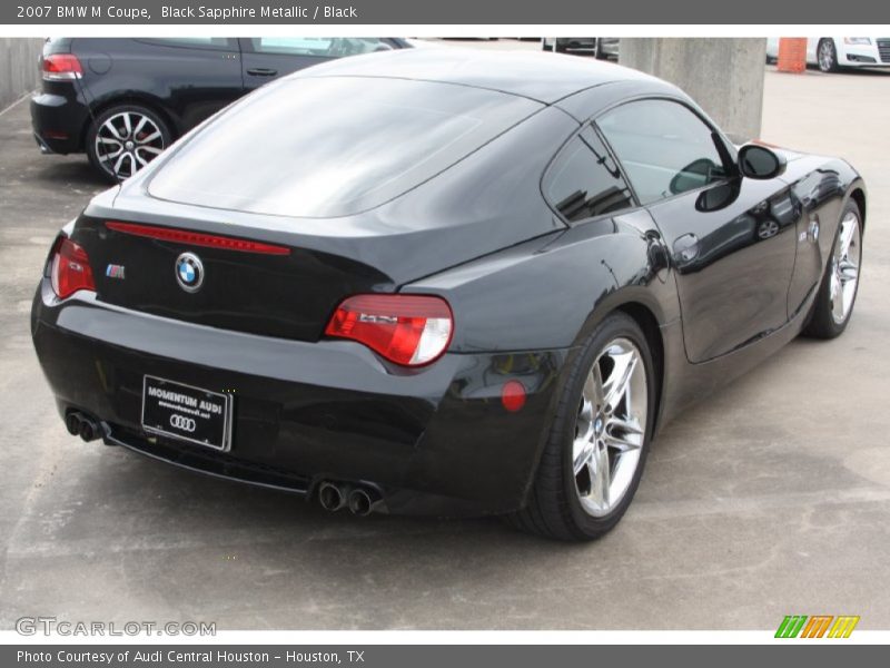 Black Sapphire Metallic / Black 2007 BMW M Coupe