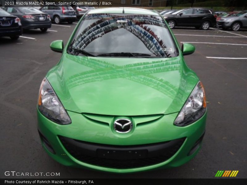 Spirted Green Metallic / Black 2013 Mazda MAZDA2 Sport